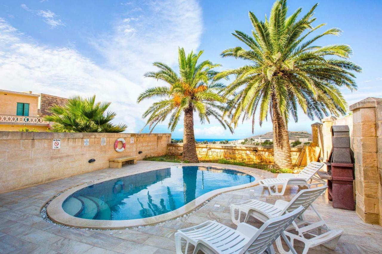 Il-Palma Holiday Farmhouse With Sunny Private Pool In Island Of Gozo Għarb Extérieur photo